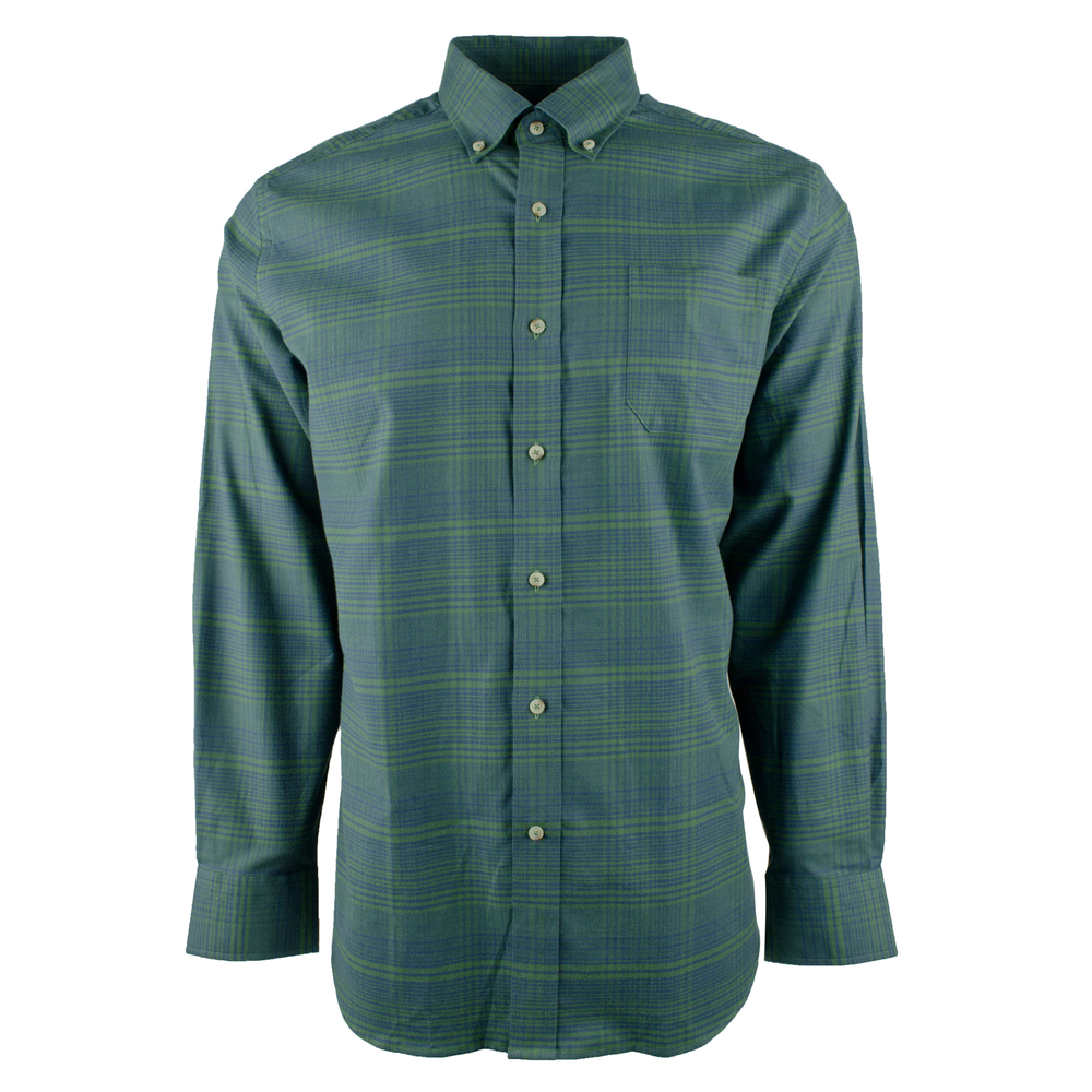 Southern Tide Men's Mainmast Plaid Stretch Button Down Shirt Frst Small